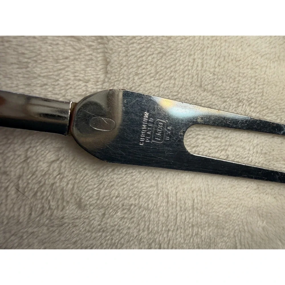 Vintage EKCO Kitchen Utensil Set 3pc Spatula M Spreader Dutch tulip